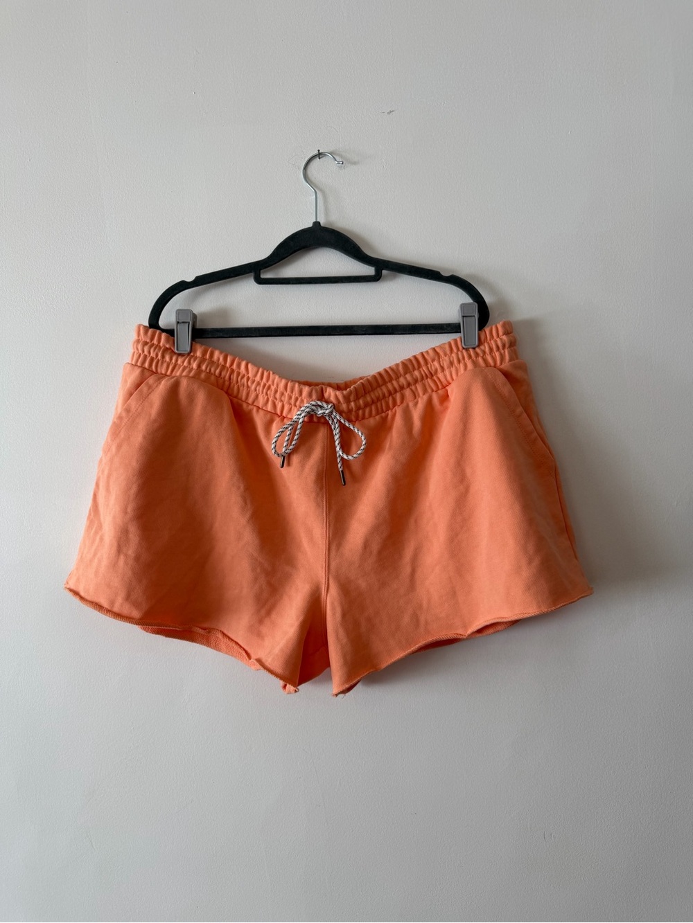 Parke x Target Collab Peach Orange Drawstring Athletic Sweat Shorts XXL NWOT